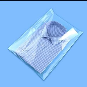 10 Self sealing clear plastic bags